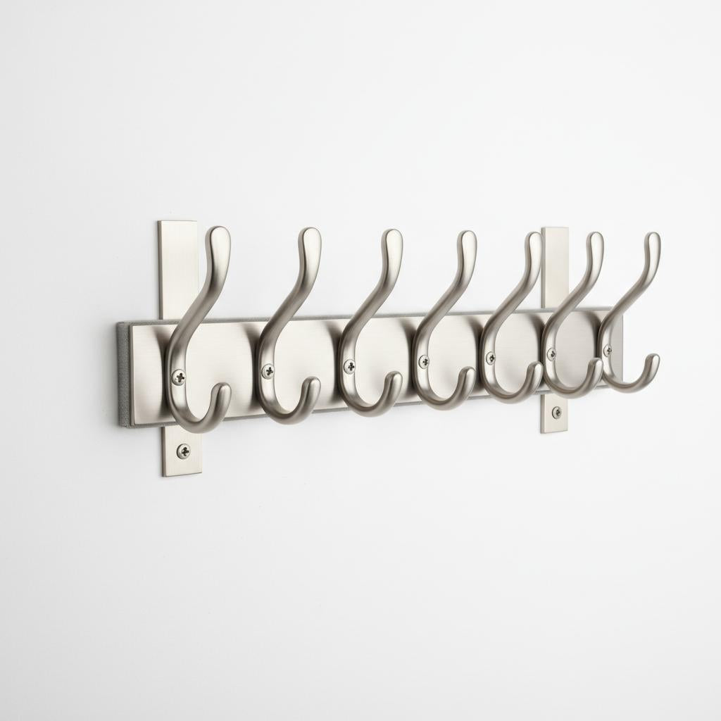 Over-the-Door Hook Rack with 6 Hooks