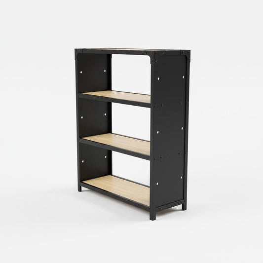 3-Shelf Metal Bookcase