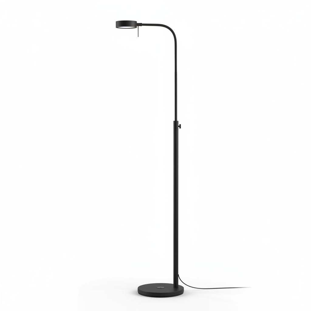 Adjustable Floor Lamp with Reading Light