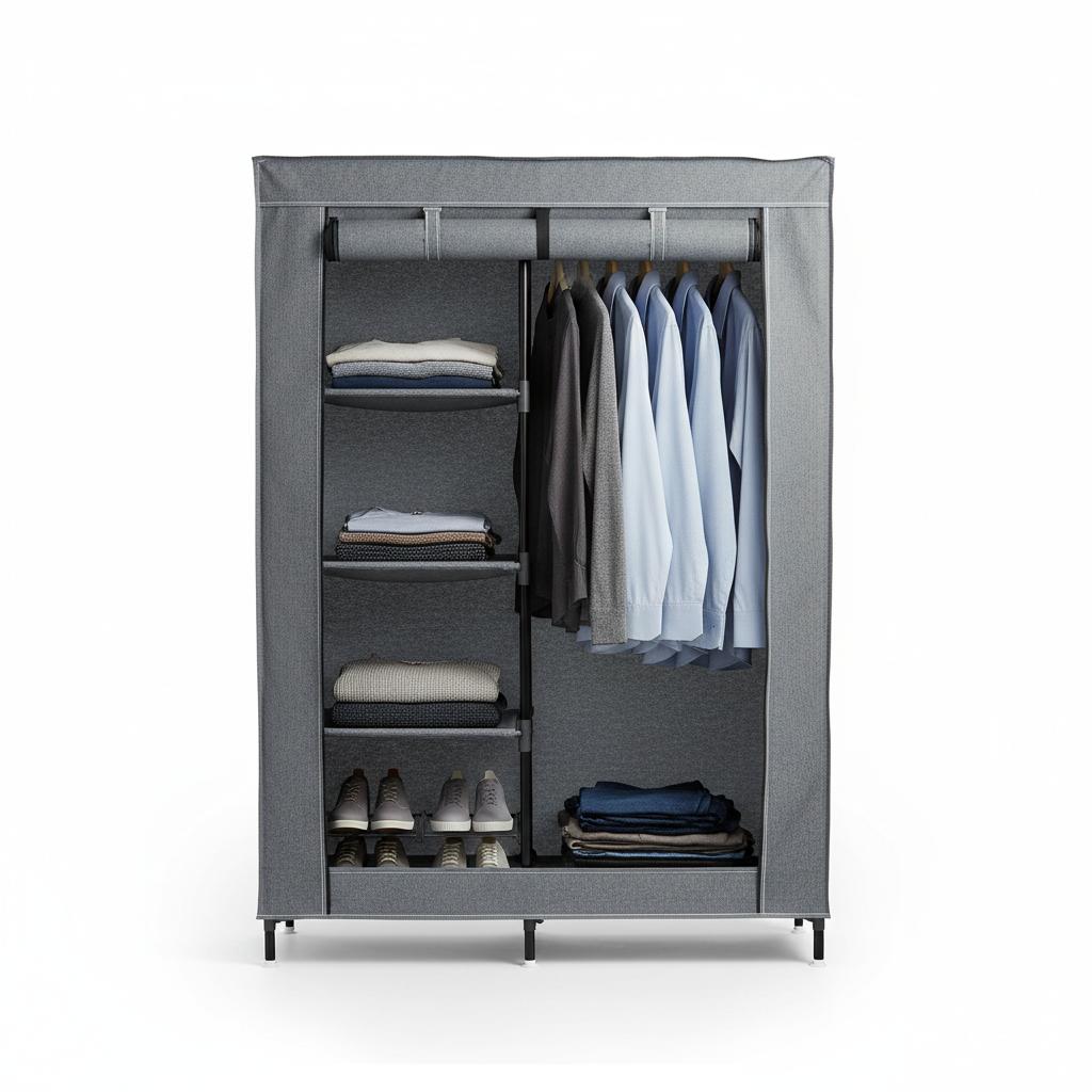 Freestanding Closet Wardrobe